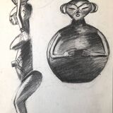 Drawing African Sculptures