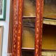 Renaissance display case. Dutch marquetry with floral motifs.