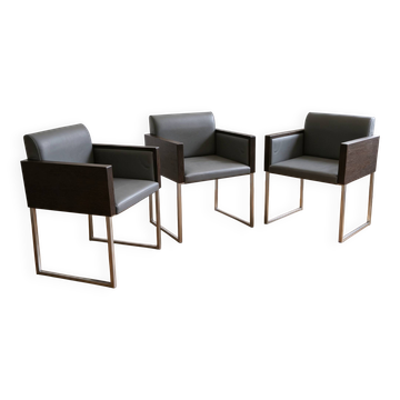 Set of 3 Box armchairs, Pedrali
