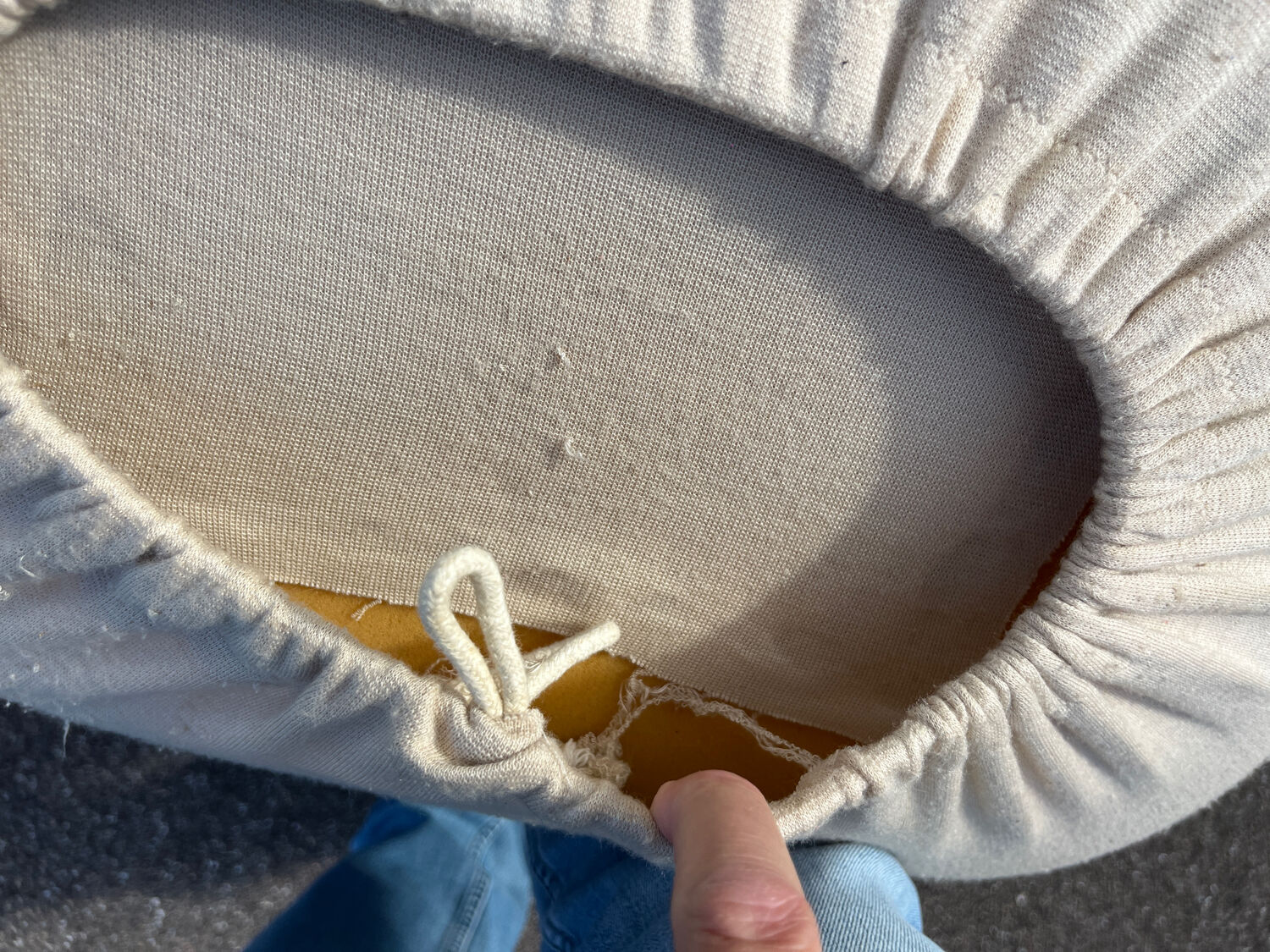 Vintage set of 2 poufs 1970 Pierre Cardin sofa by Jersey Racine