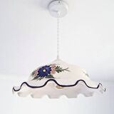 Suspension vintage céramique