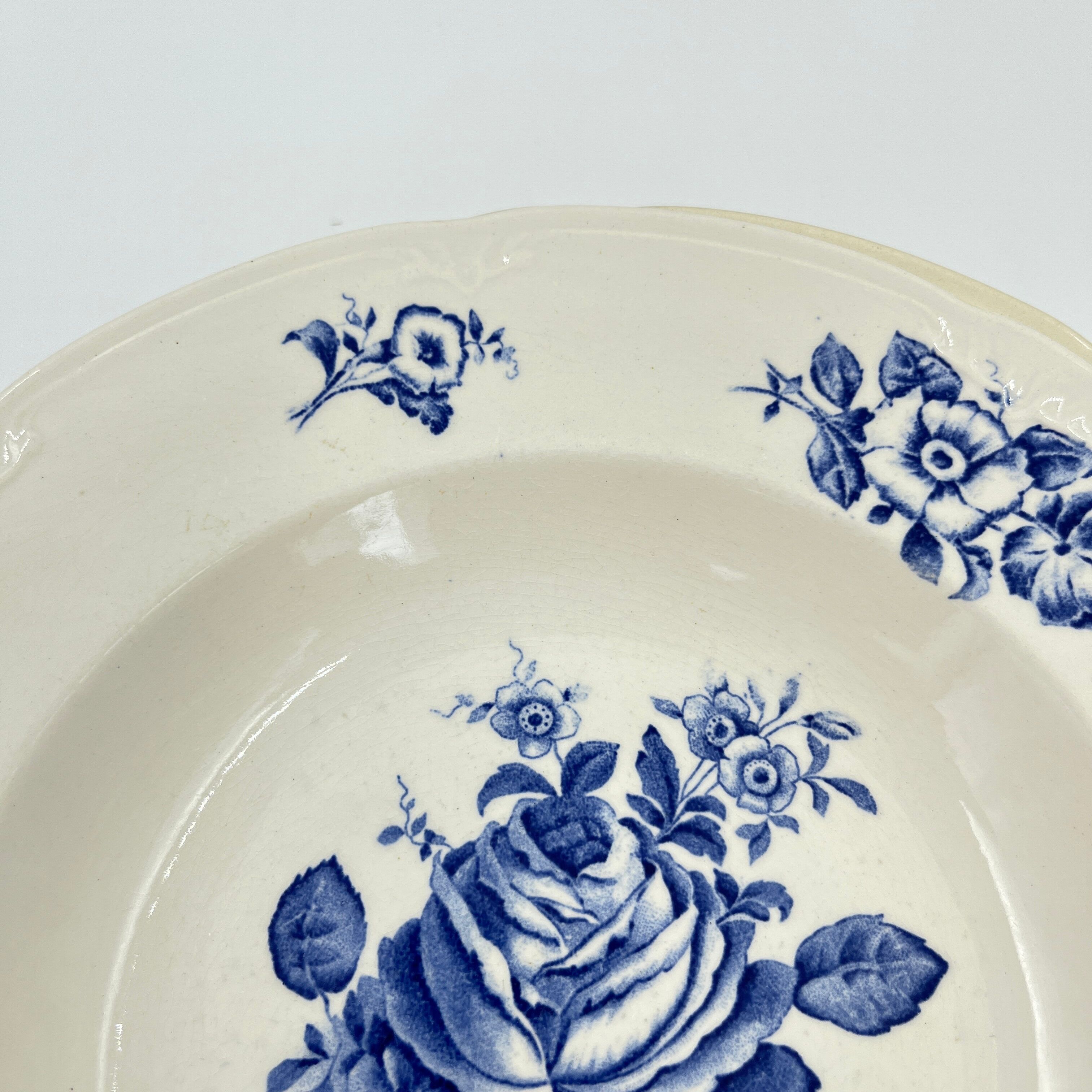 Set of 20 plates Boch Frères décor Rhodia
