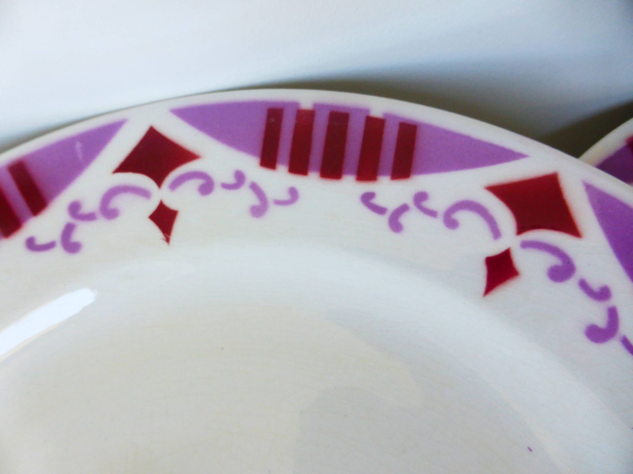6 flat plates from Moulin des Loups and Hamage, Madeleine model 2106199