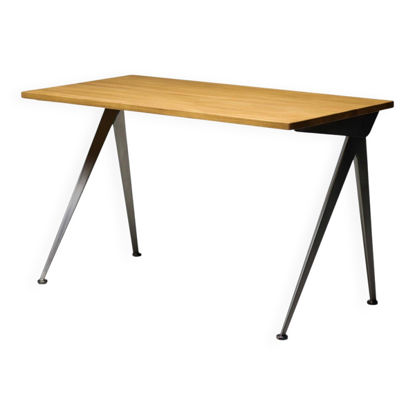 Bureau Directional Compass Jean Prouvé Limited RAW Steel and Natural Oak by Vitra — Beyit