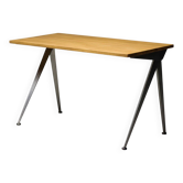Bureau Directional Compass Jean Prouvé Limited RAW Steel and Natural Oak by Vitra