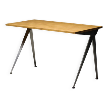 Bureau Directional Compass Jean Prouvé Limited RAW Steel and Natural Oak by Vitra