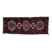 Vintage Turkish kilim handwoven 165x425 cm