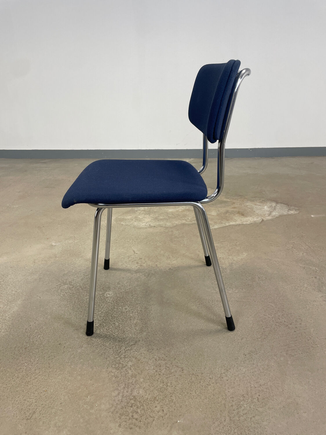 Lot 4 chairs Gispen 1231, 70s, Netherlands