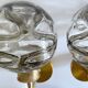 Paire de appliques en verre de Murano vintage