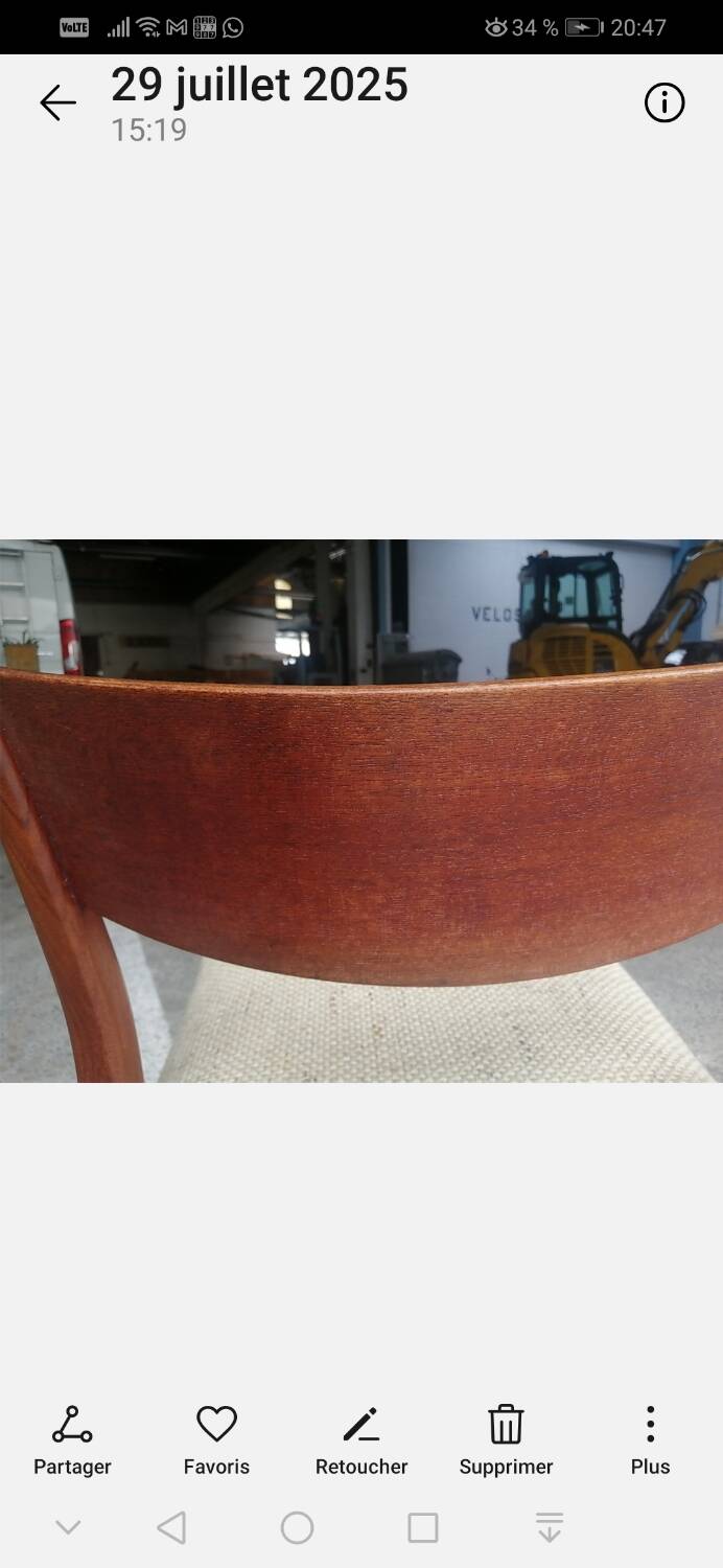 Série de 4 chaises SA10 de Cees Braakman pour Pastoe 1960