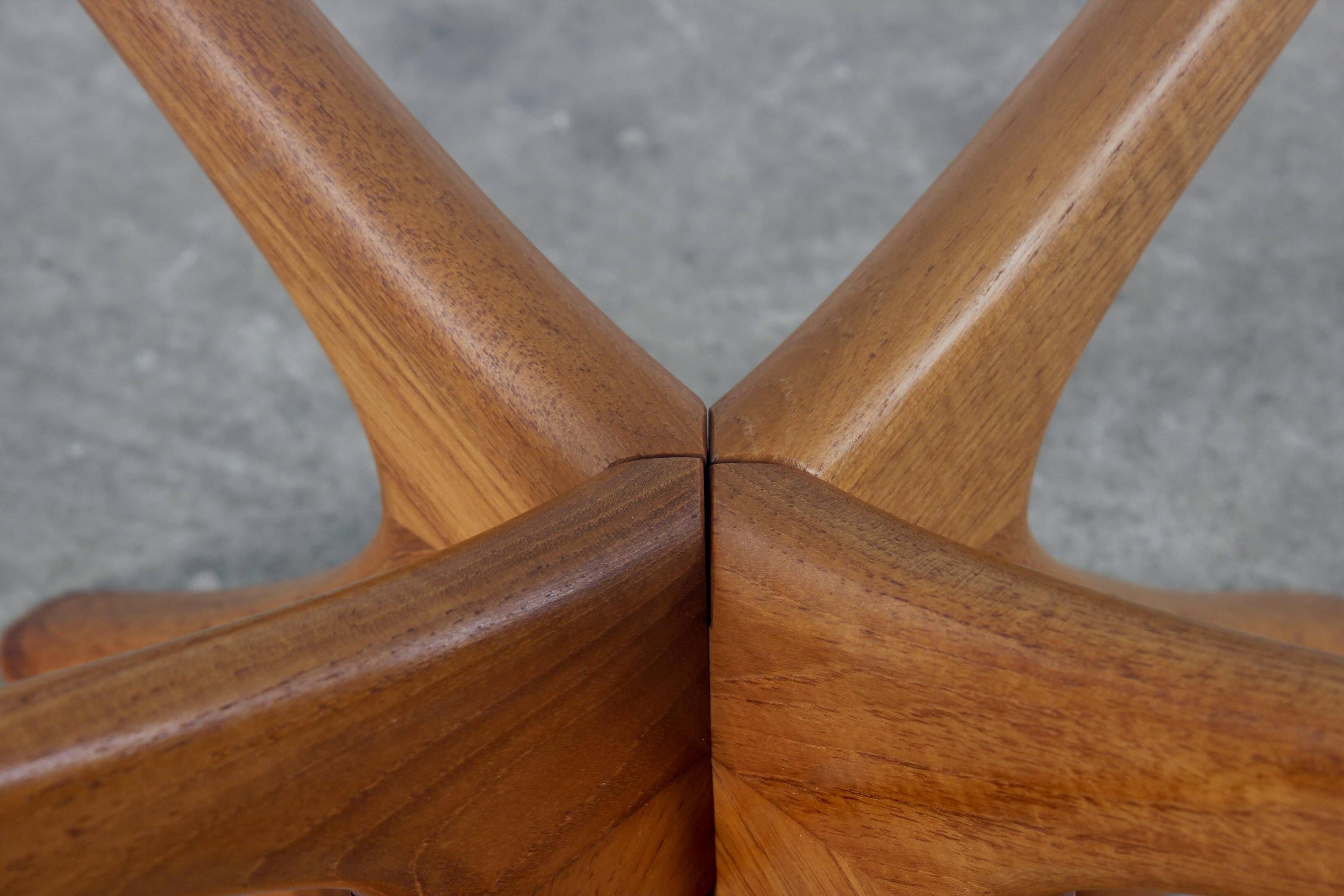Table basse en teck T188 Illum Wikkelsø Eilersen années 60