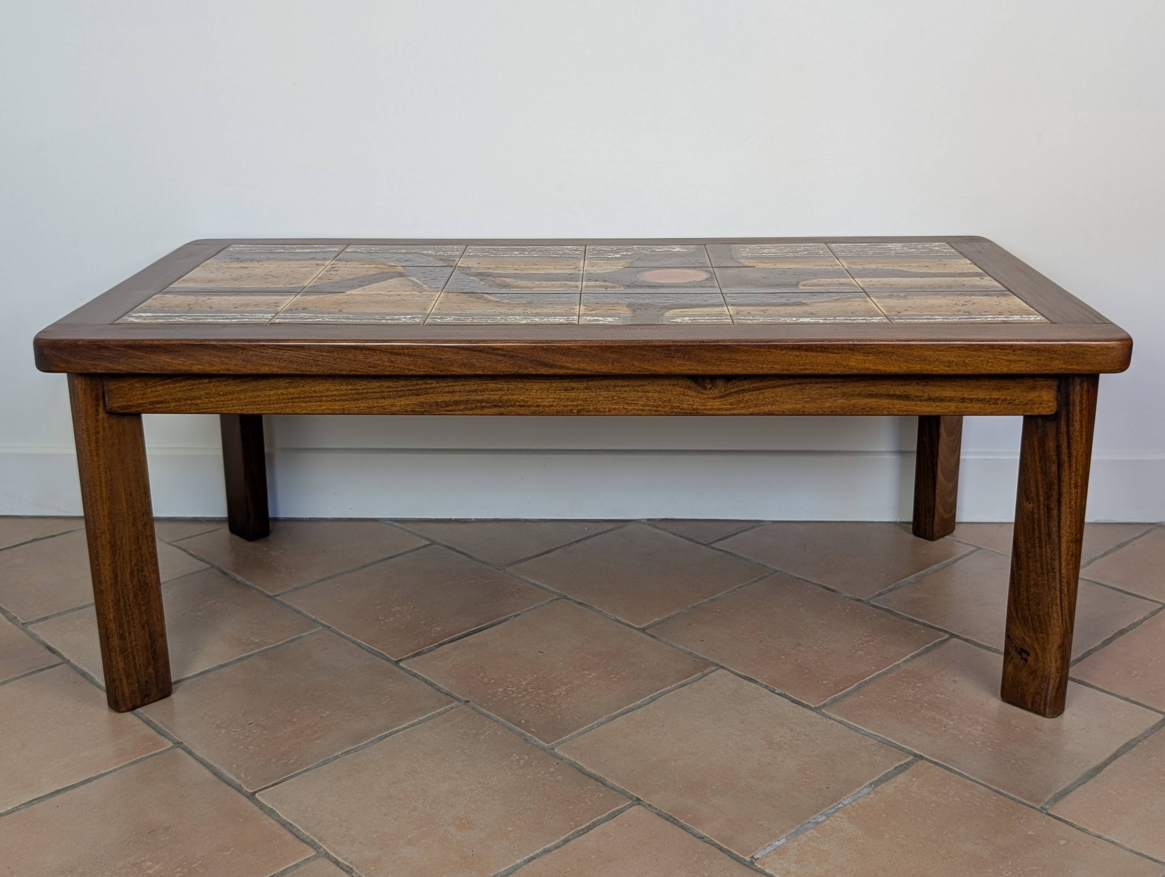 Vallauris ceramic coffee table