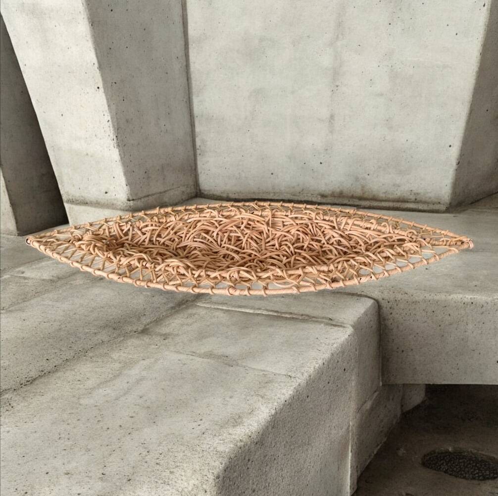 Large wicker fruit basket