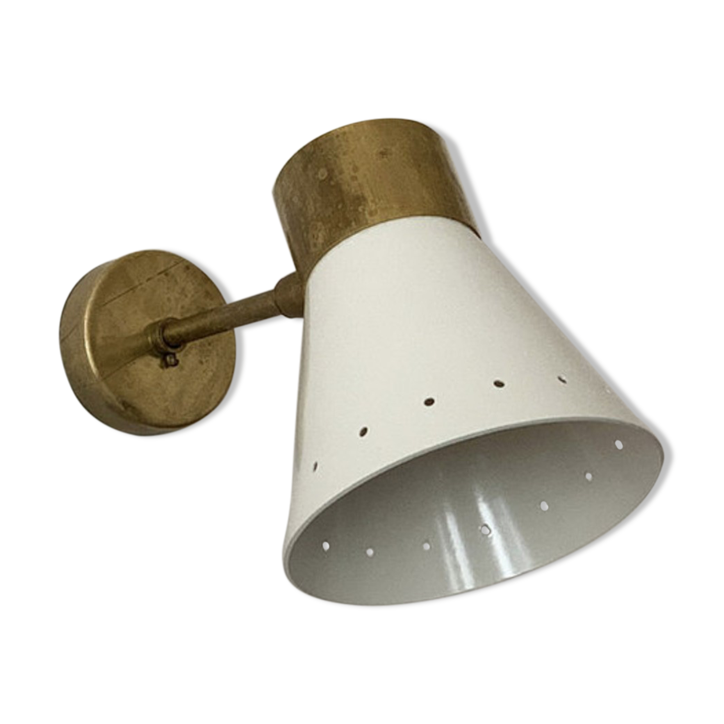 White diabolo applique