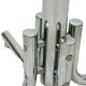 Vintage Chrome Standing Coat Rack Space Age Design 1970s