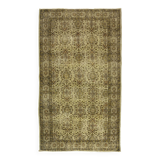 One-of-a-kind turkish handwoven vintage rug - rustic vintage charm 275x 165 cm