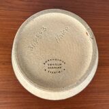 Mid-century modern stoneware mushroom vase by Haico Nitzsche for Søholm, 1960s.