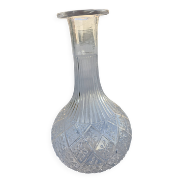 Round glass vase