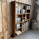 Vintage wall shelf in oak