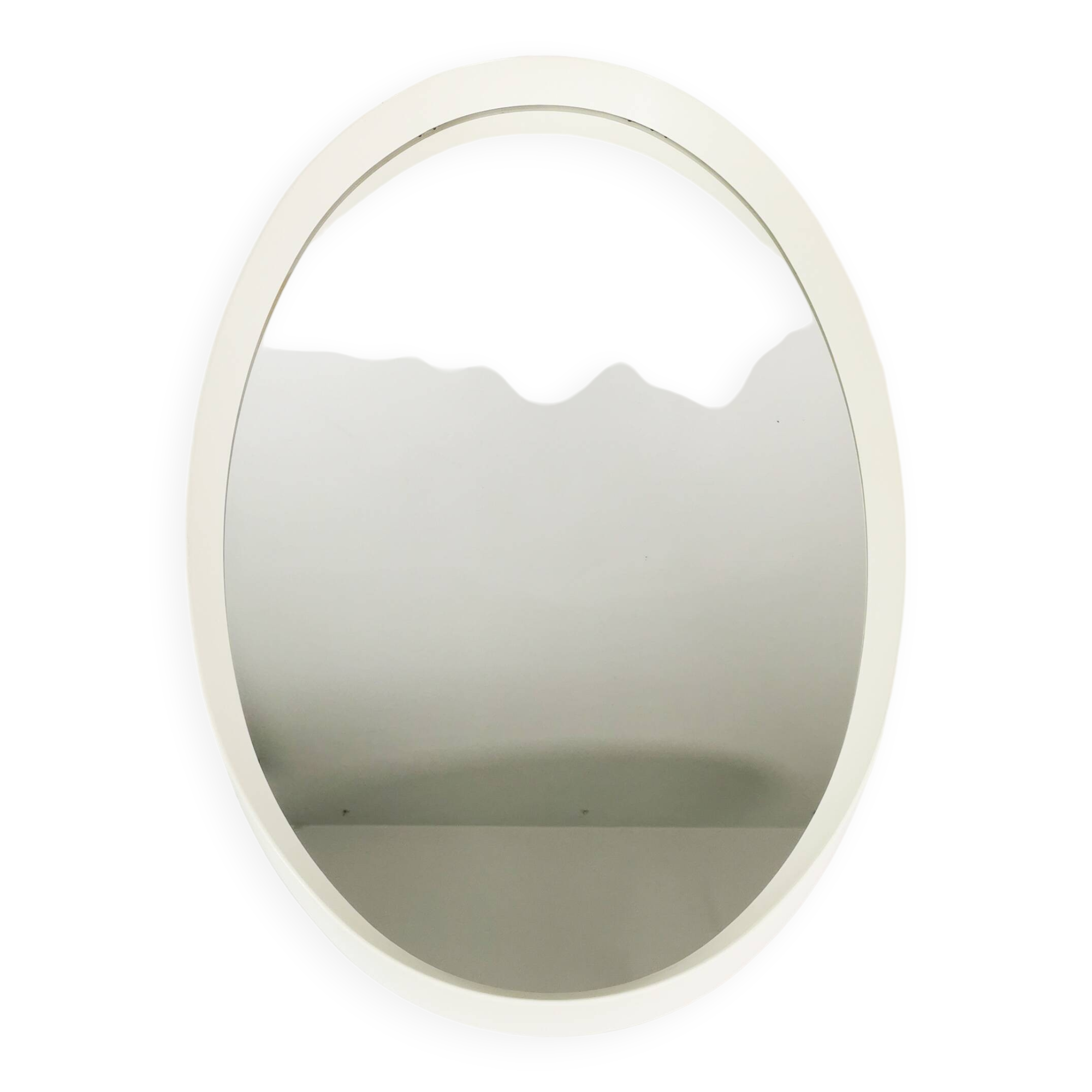 Miroir mural minimaliste - ovale, Allemagne, années 70