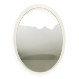 Minimalist wall mirror - oval, Germany, 70s