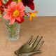 Ashtray brass hand