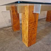 Gabriella Crespi (1922-2017) - Low table in burl veneer