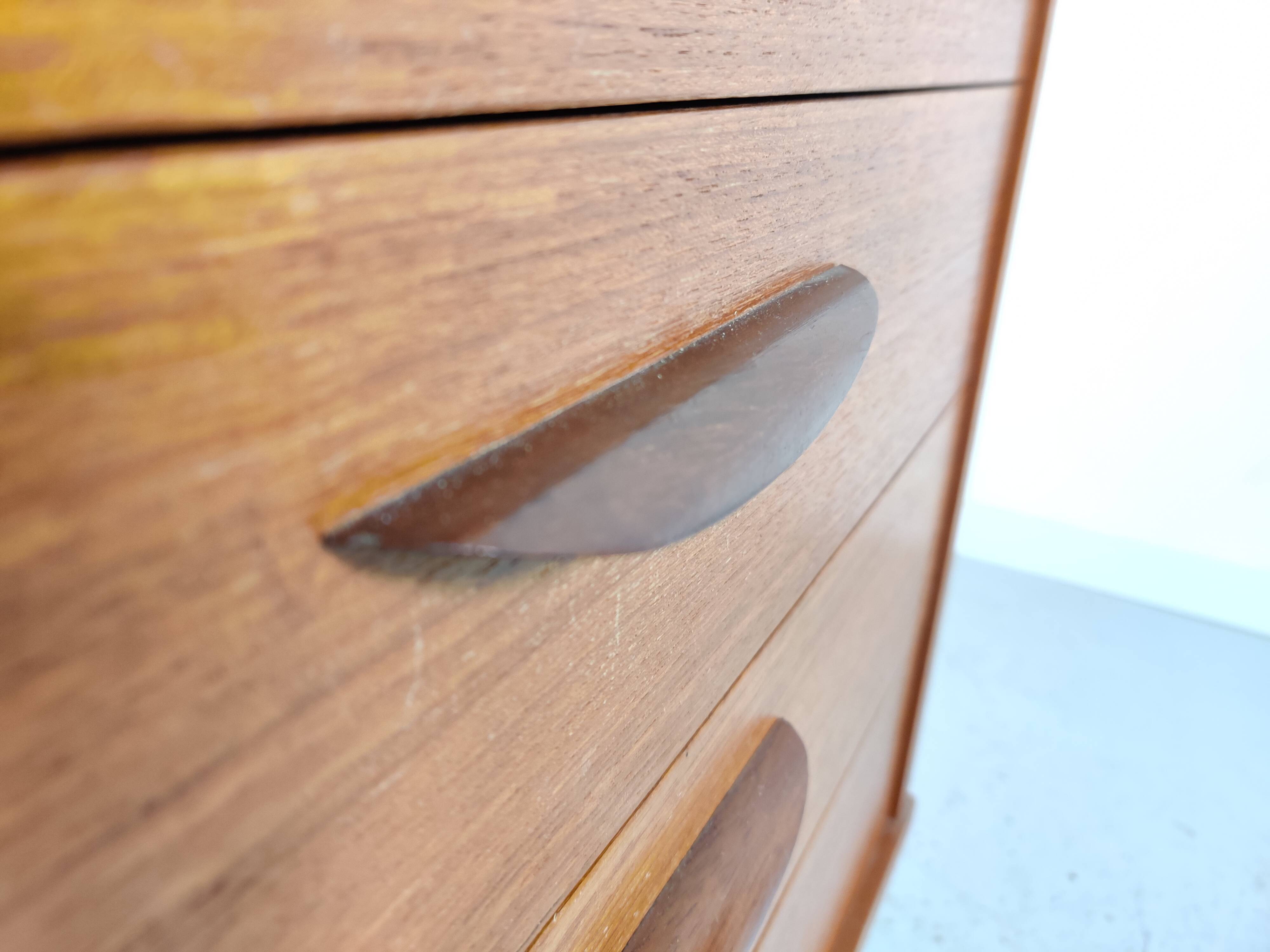 Scandinavian teak row, 60s