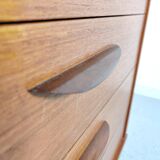 Scandinavian teak row, 60s