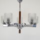 Mid-century chrome Chandelier,1960's.