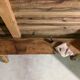 Old solid wood bench – country house spirit