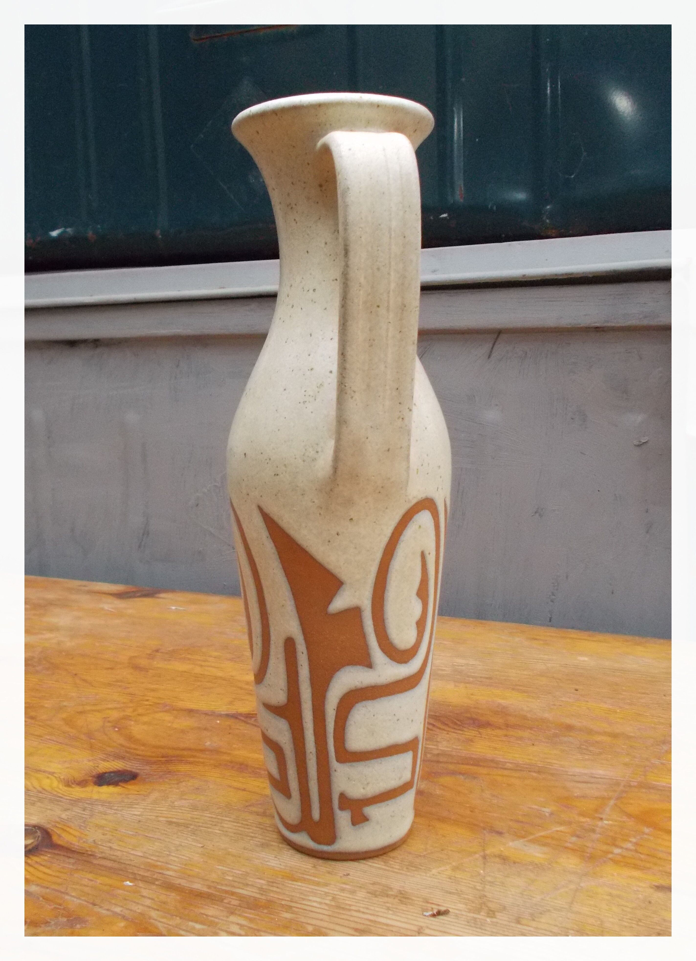 Shape piece signed Silsal Ceramics Vintage ceramics