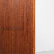 Midcentury Danish cabinet in teak with tambour doors by Dyrlund 1960s