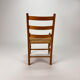 Mid Century Pine and Papercord Side Chair, 1960s