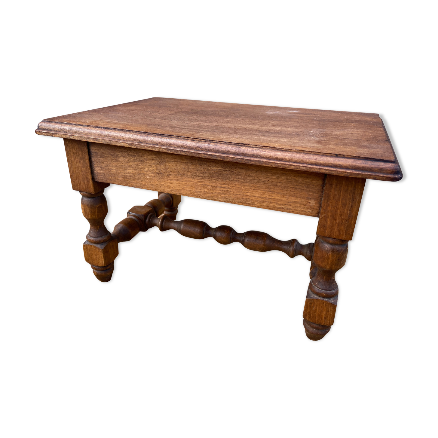 Vintage rustic footrest