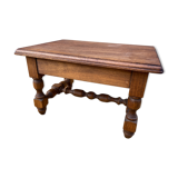 Vintage rustic footrest