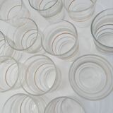 Lot of granite glasses