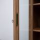 Raw Oak Display Bookcase, France, 1950