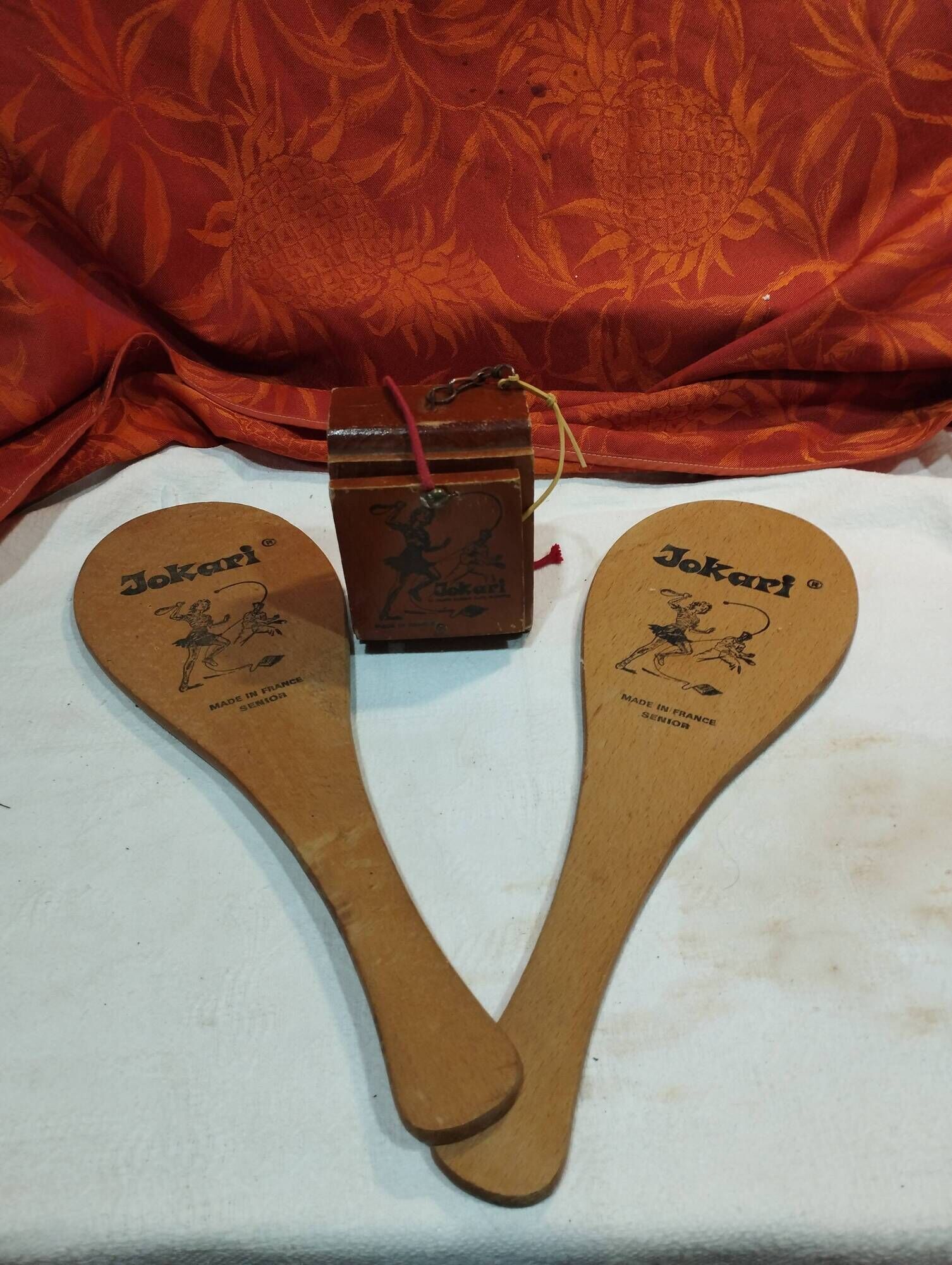 old wooden game: Jokari Adult - made in France