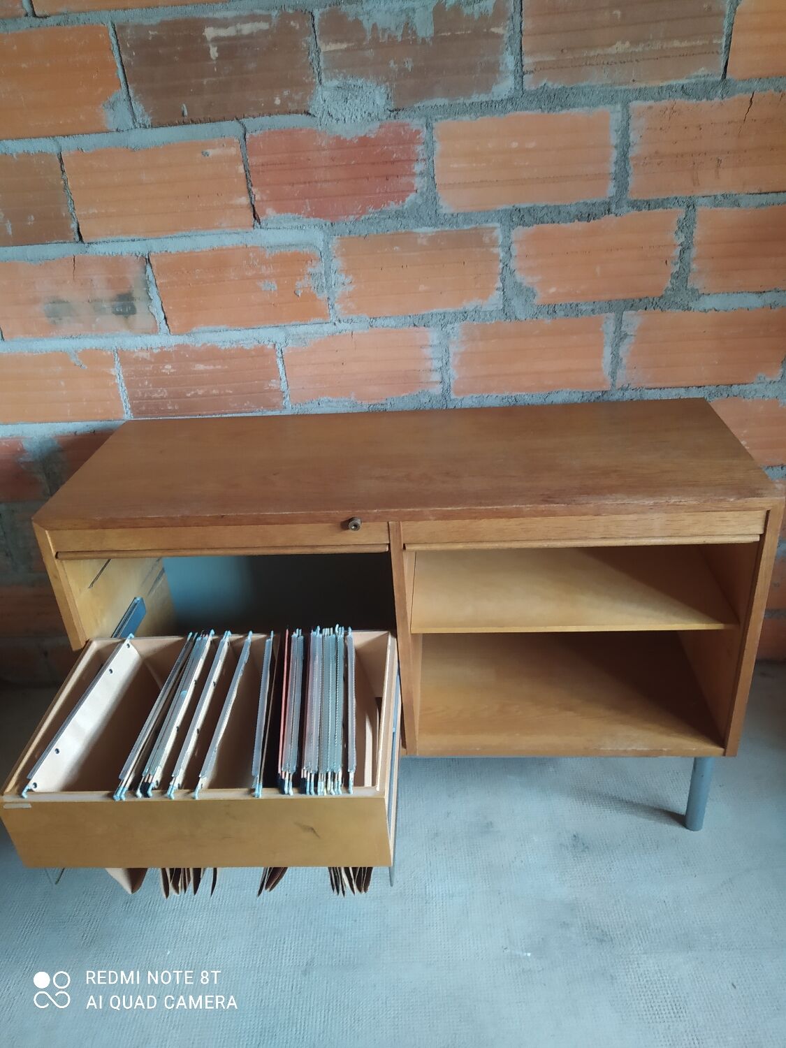 Enfilade meuble de bureau classeur à rouleau
