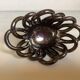 Iridescent black braided ceramic ring pocket tray