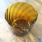 Set of amber glasses