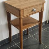 1940s oak side table