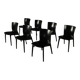 7 chaises Cos par Josep Lluscà pour Cassina, Italie, 1994