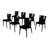 Set of seven Cos chairs by Josep Lluscà for Cassina, Italy, 1994