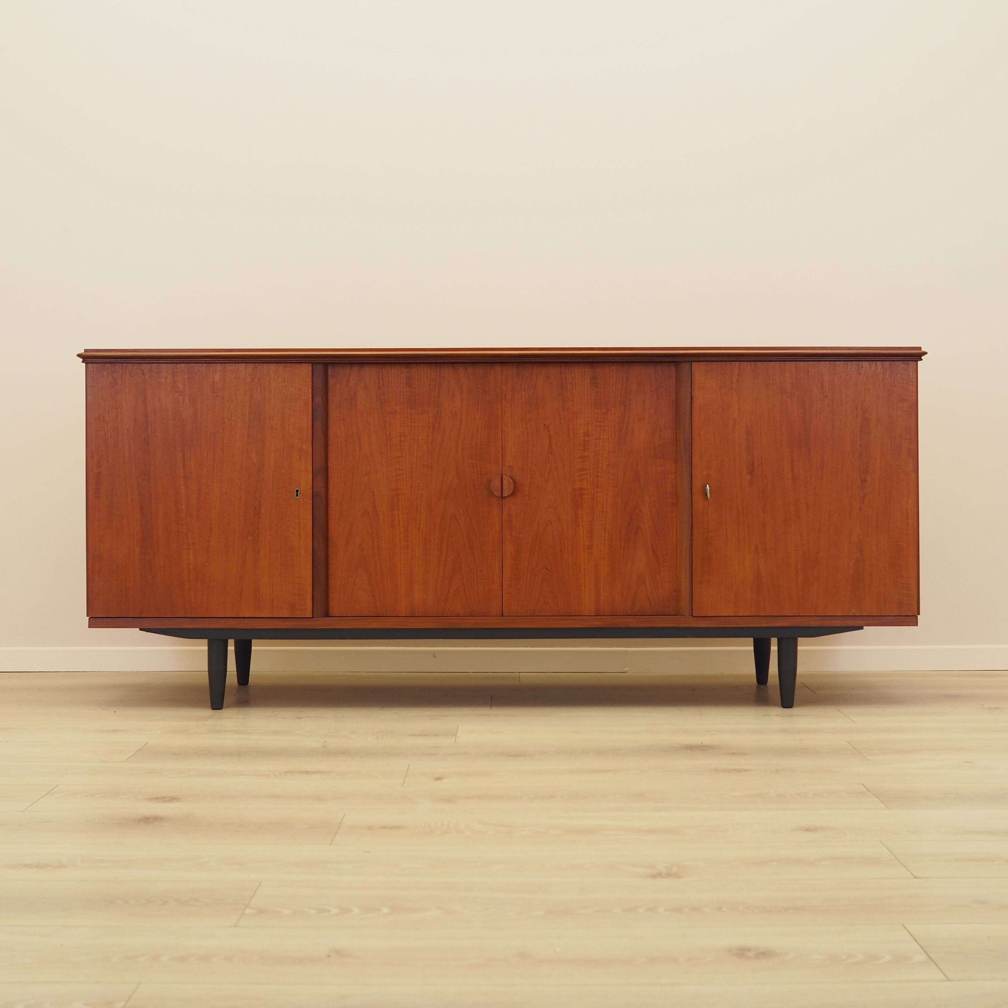 Teak sideboard, Danish design, 1970s, made in Denmark