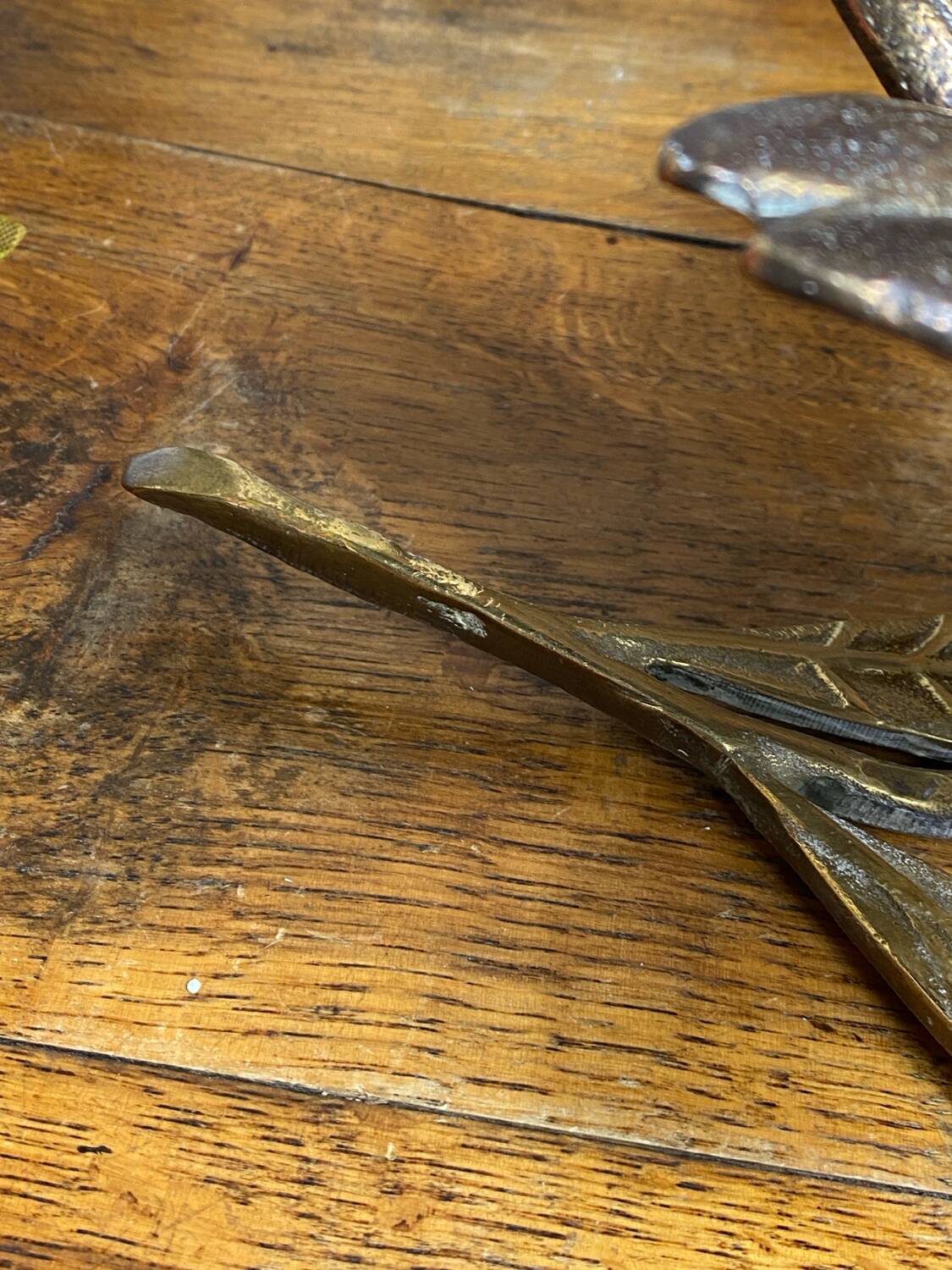 Bronze flower ashtray