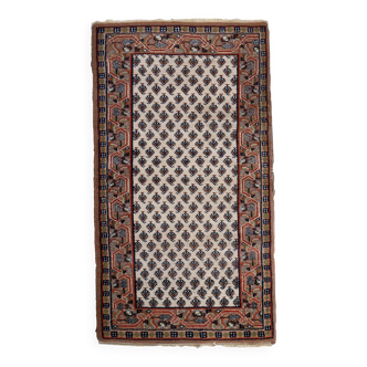 Tapis Seraband Vintage Fait Main en Laine – 72 x 139 cm - 1C944