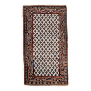Tapis Seraband Vintage Fait Main en Laine – 72 x 139 cm - 1C944