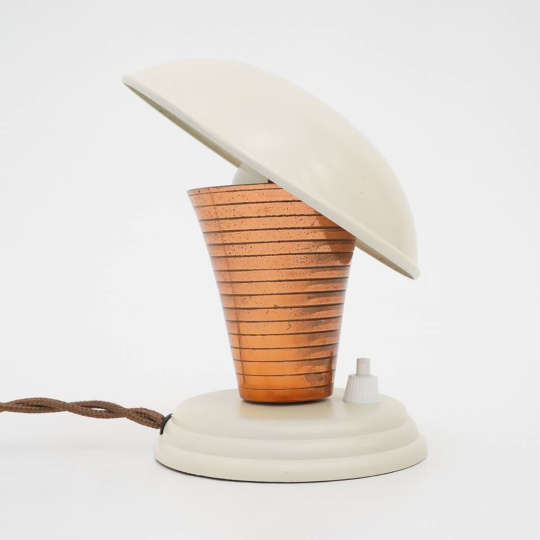 Bedside lamp with adjustable lampshade, 1930s